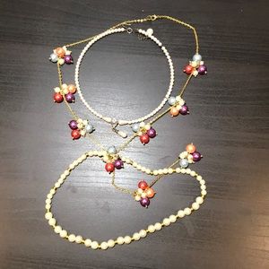 Jewelry pearls bundle 3 pc